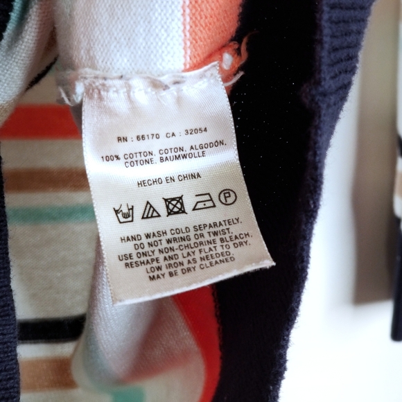 HWR Monogram | Anthropologie Striped Knit Sweater - Picture 7 of 7